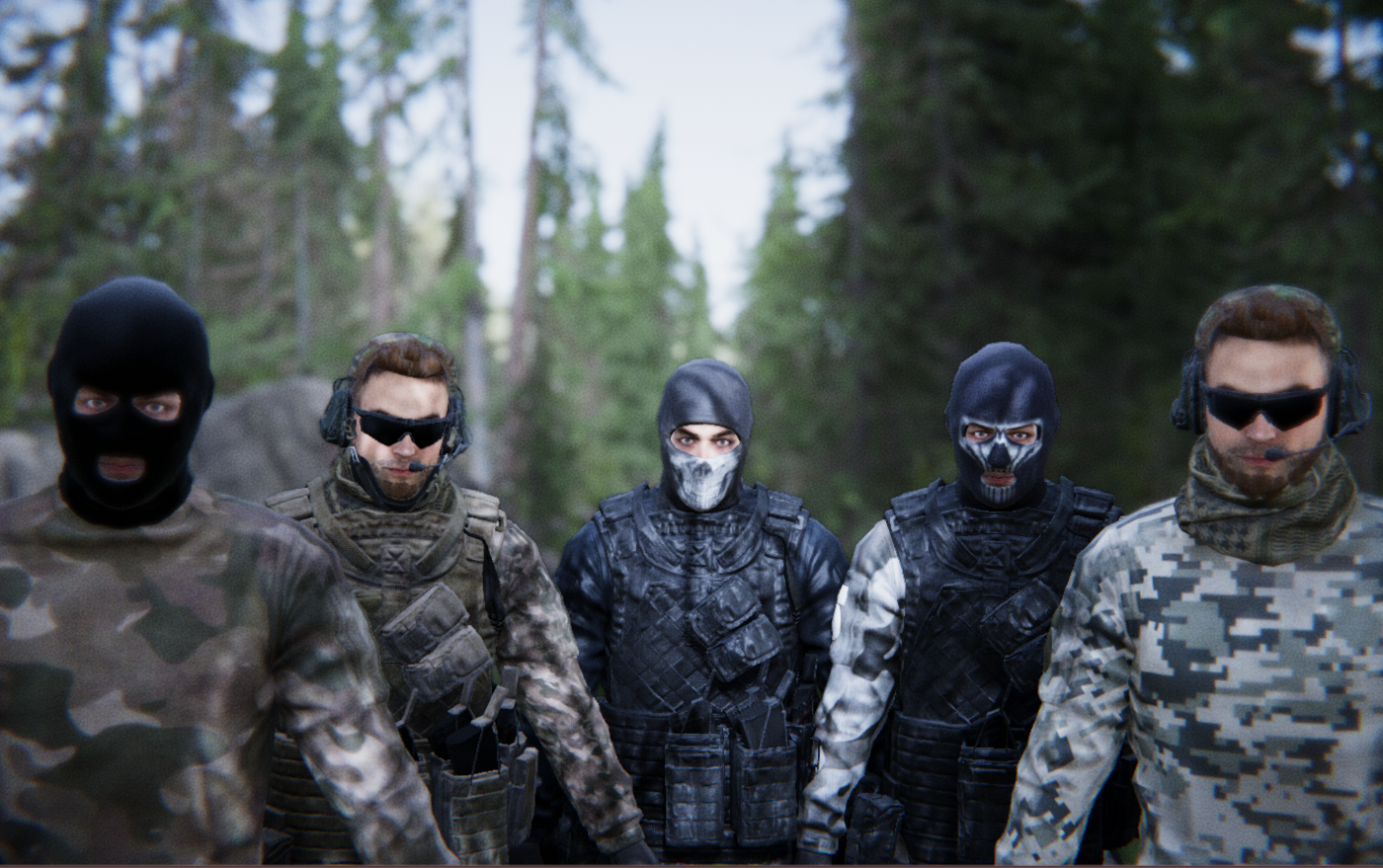 The game characters